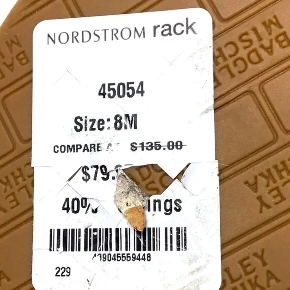 NWT Badgley Mischka Silver Crystal Jeweled Flat Sandals Size 8M - Picture 11 of 13